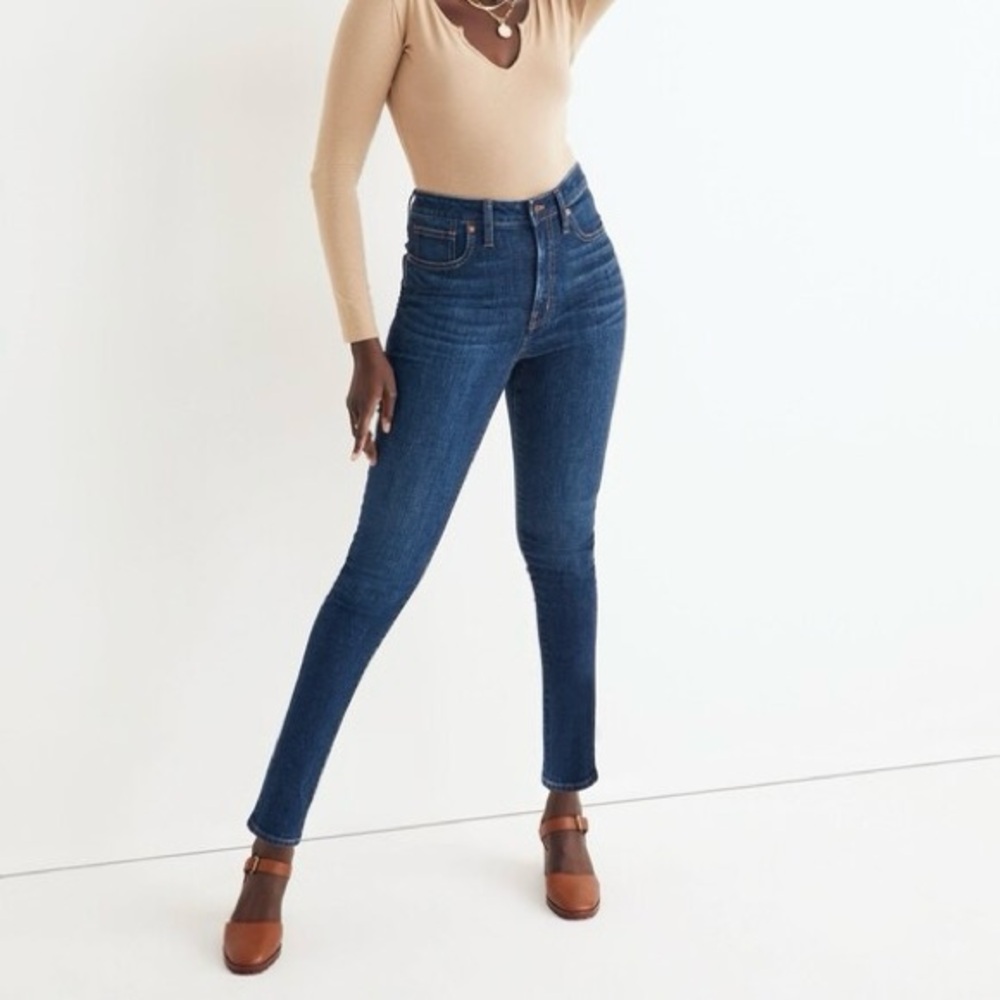 Madewell Curvy High-Rise Skinny Jeans in Seville Wash